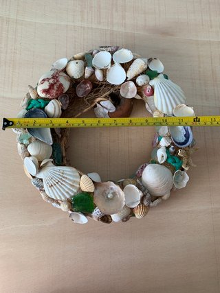 Guirlanda Marinha Feita à Mão