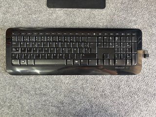 Teclado Microsoft Inalámbrico Negro