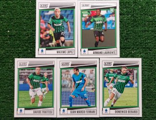 5 Carte Panini Score 2022/23 Sassuolo