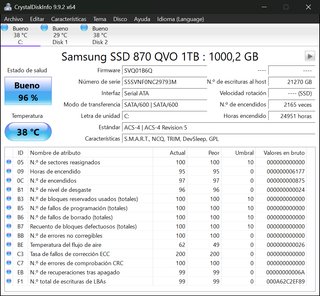 Samsung SSD 1TB SATA 870 QVO