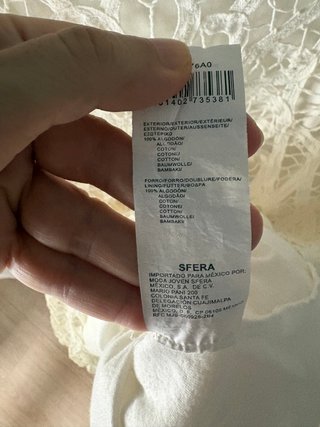 Vestido crochet Sfera Talla S