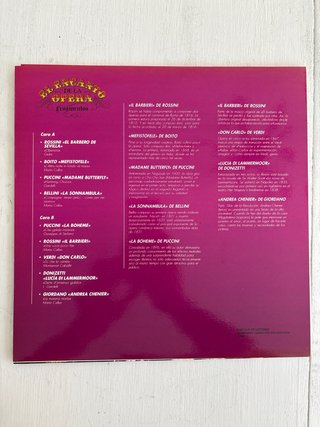 Colección 5 LPs El Encanto de la Ópera