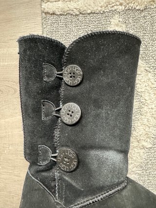Botas de nieve altas con botones