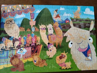 Puzzle Clementoni Llamas 104 piezas
