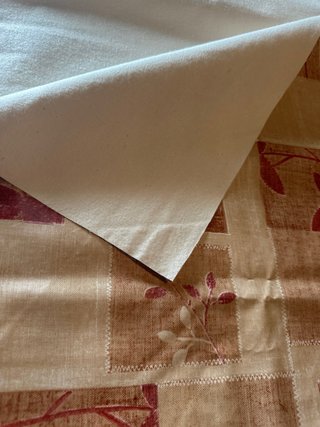 Mantel hule burdeos 140x160