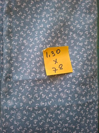 Retal de viyela estampado floral
