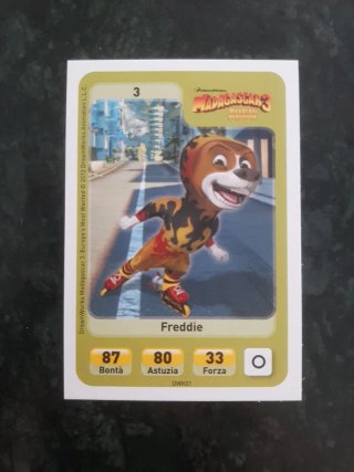 Carte Esselunga Eroi Dreamworks Madagascar Freddie