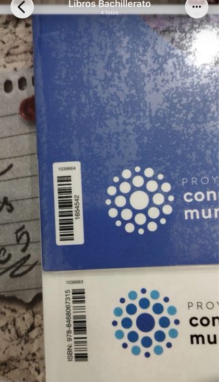 Libros de 1º Bachillerato. Ciencias.