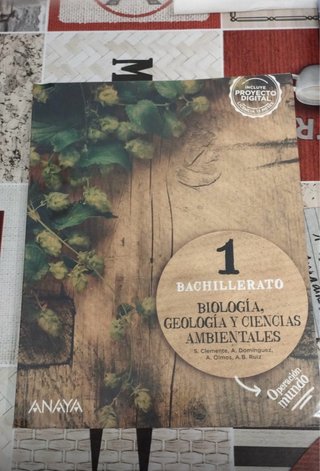 Libros de 1º Bachillerato. Ciencias.