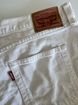Pantalones Cortos Levi's Mujer Blancos