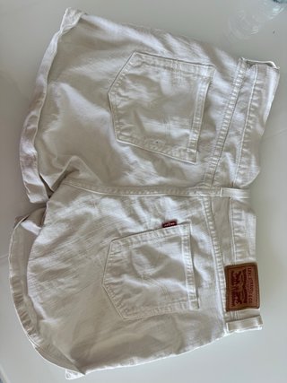 Pantalones Cortos Levi's Mujer Blancos