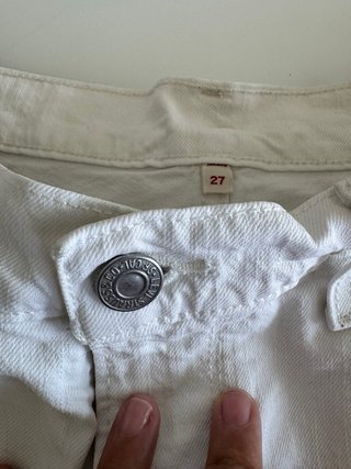 Pantalones Cortos Levi's Mujer Blancos