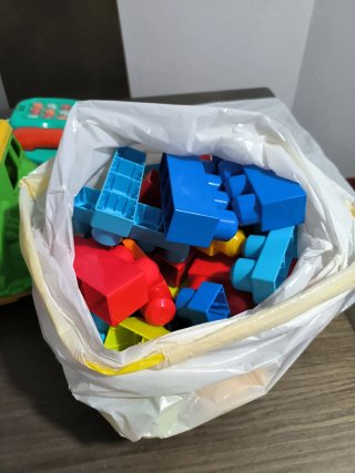 Lote Mega Bloks + Tractor y Granjero