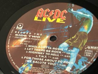 AC/DC Live LP Doble 1992