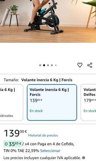 Bicicleta Estática Cecotec Drumfit