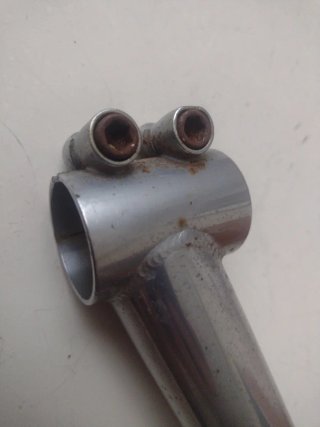 Potencia de acero para bicicleta