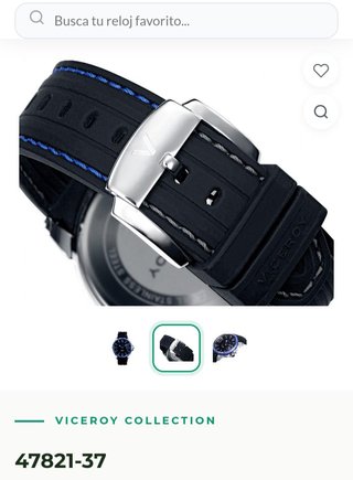Reloj Viceroy para hombre, Azul y Negro