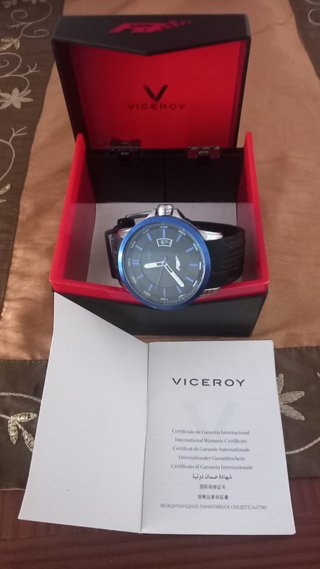 Reloj Viceroy para hombre, Azul y Negro