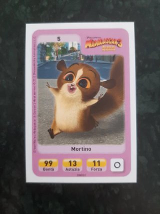 Carte Esselunga Eroi Dreamworks Madagascar Mortino