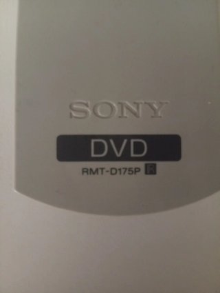 Mando a distancia DVD Sony
