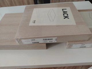 Baldas LACK IKEA Madera