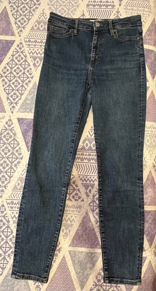 Vaqueros pitillo azules