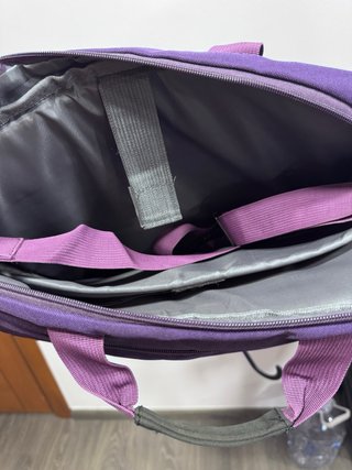 Mochila portátil morada