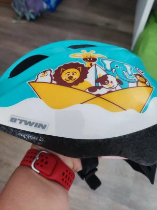 Casco Bici Infantil Decathlon Azul Animales