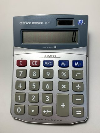 Calculadora Office Depot AT-711 Solar