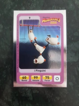 Carte Esselunga Eroi Dreamworks MadagascarPinguini