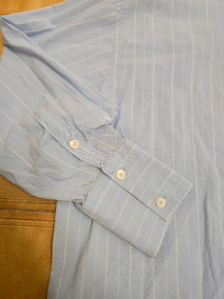 Camisa Zara Rayas Finas Azul