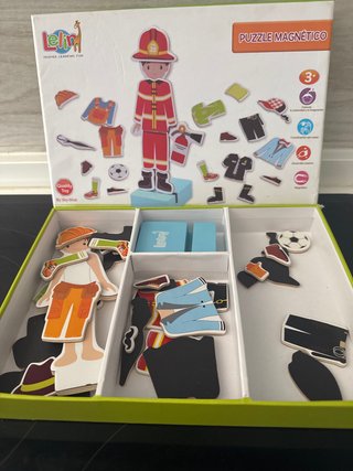 Puzzle Magnético Bombero Lelin