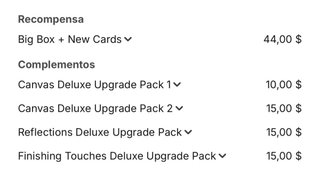 Pack CANVAS con Big Box y dos juegos a estrenar