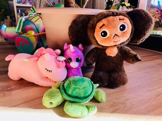 Lote Juguetes Peluche Unicornio Tortuga Oso