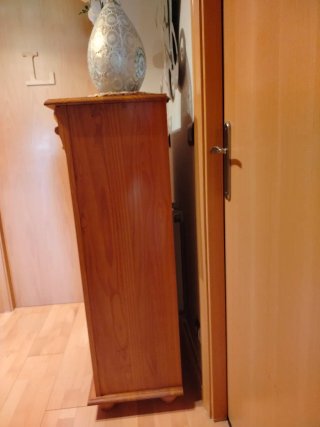 Mueble rústico madera y metal