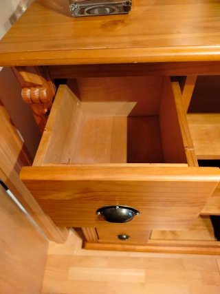 Mueble rústico madera y metal