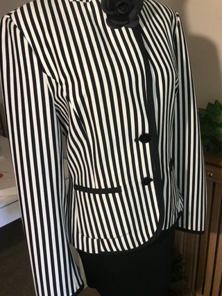 Americana Zara Punto Fuerte Rayas