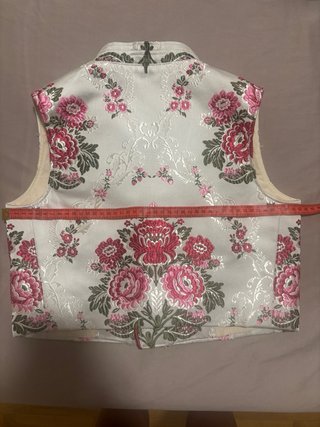 Chaleco niño para fallero bordado flores talla 6/7