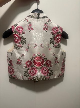 Chaleco niño para fallero bordado flores talla 6/7
