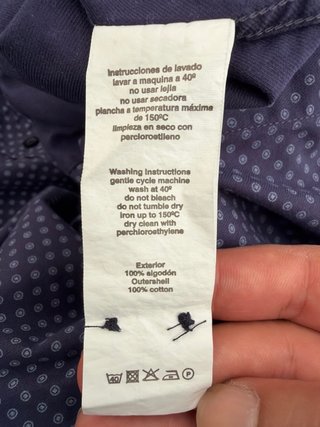 Camisa Scalpers círculos talla 42
