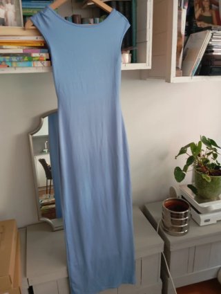 Vestido largo espalda descubierta l