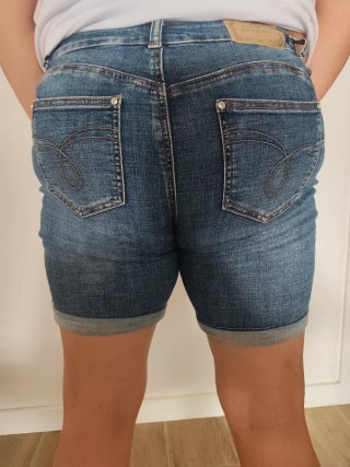 Pantalones cortos vaqueros mujer