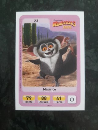 Carte Esselunga Eroi Dreamworks Madagascar Maurice