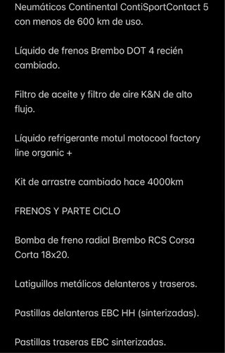 Suzuki GSXR 750 K7 muy cuidada y con muchos extras