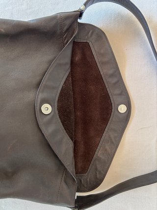 Bolso Loewe Vintage Piel Marrón Oscuro + Monedero
