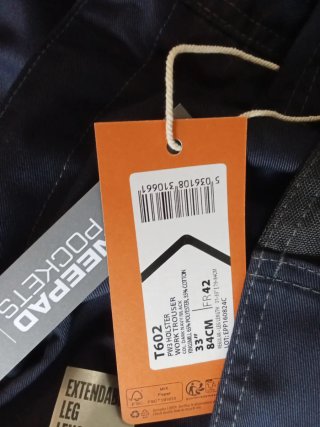 Pantalones de trabajo Portwest T602 Talla L