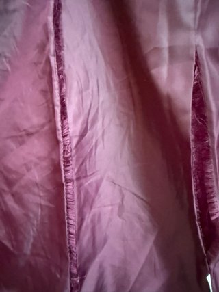 Abrigo Morado Doble Botonadura