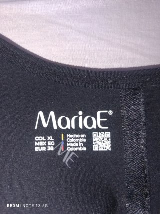 Faja Colombiana MariaE Negra Talla XL