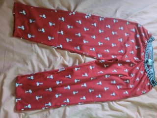 Pijama Snoopy Rojo Talla M