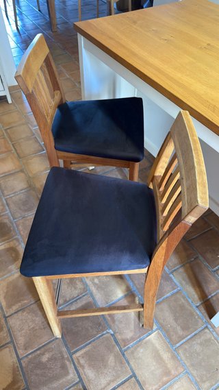 Sillas altas de madera